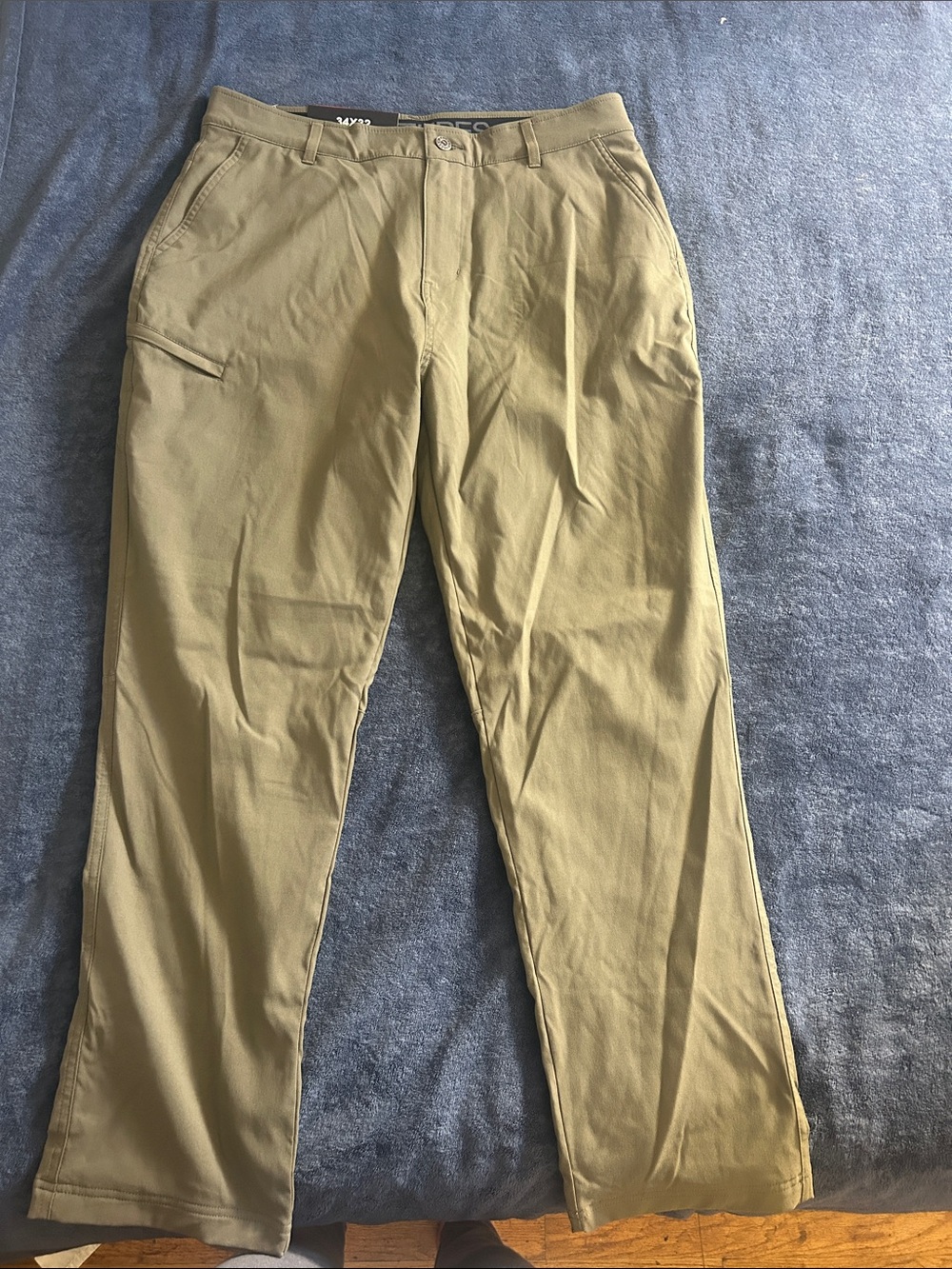 Gerry Weber Men's Khaki Straight-Leg Chinos